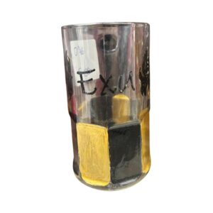 Caneca de Exú Preto e Dourado