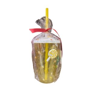 Copo de Pirulito Amarelo
