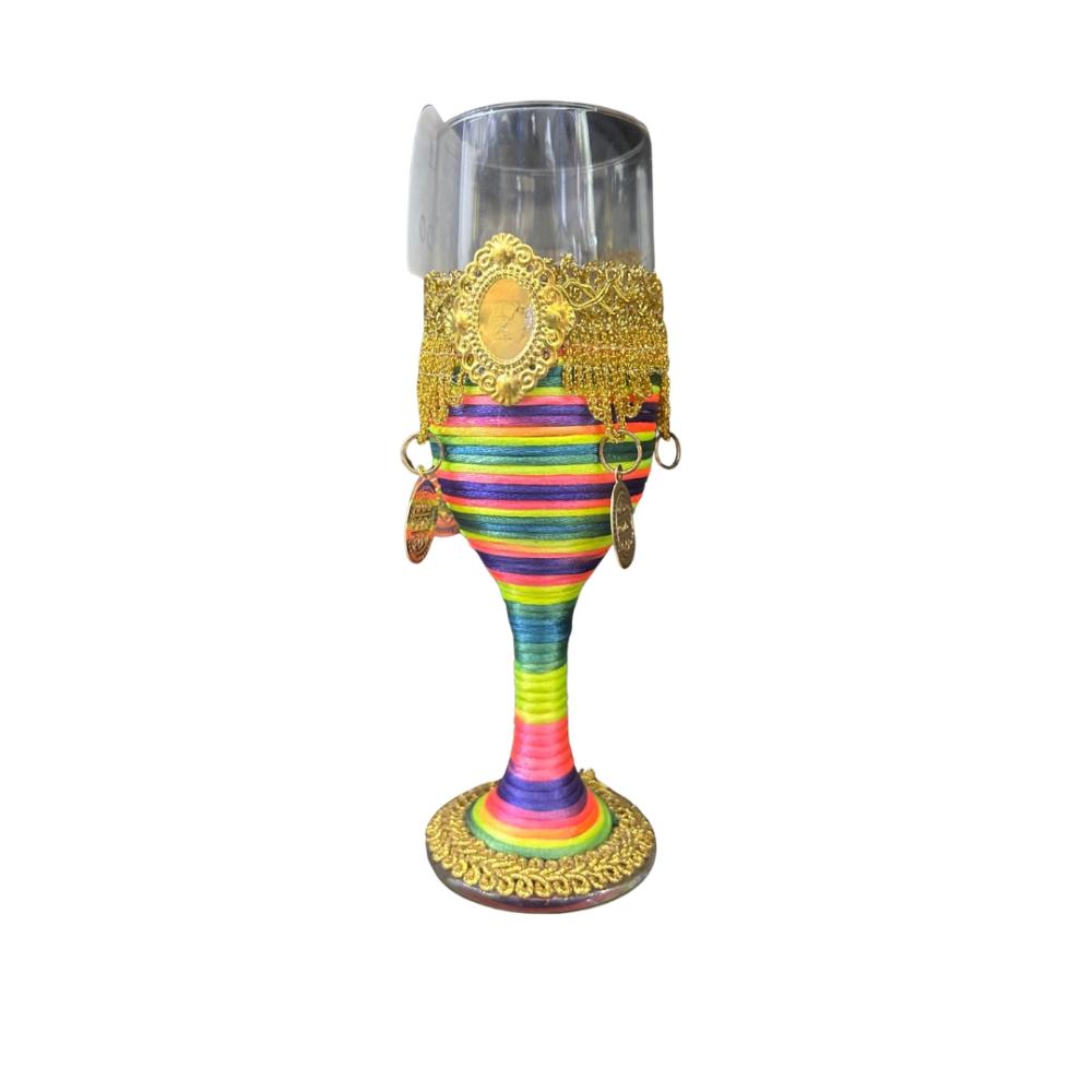 Taça - Colorida Decorada Luxo