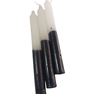 Vela Palito - Branco/Preto
