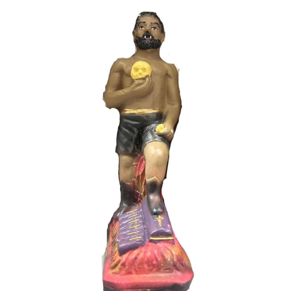 Exú Para Batismo(Sem nome) - Imagem de Gesso 15 cm - 20 cm