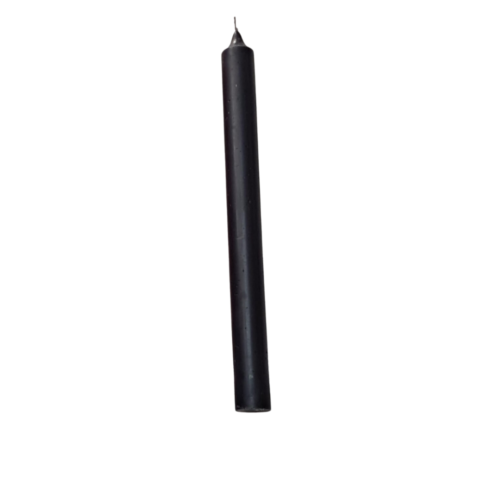 Vela de Cera - Preta 12 Horas 30CM