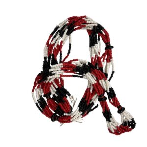Guia - Braja 7 Fios vermelho/preto/branco