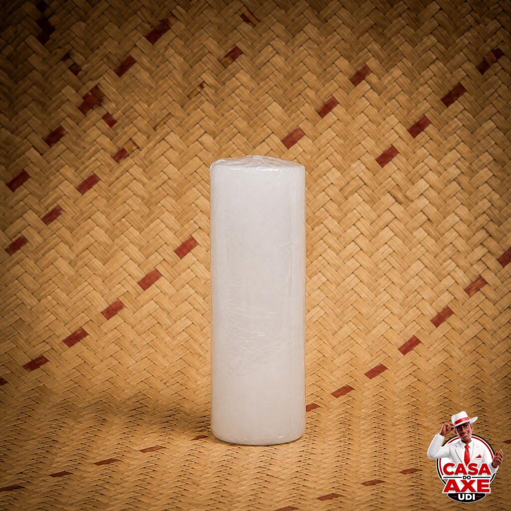 Vela de 7 dias - Branca 265 gramas FONTE DE LUZ | Casa do Axé Udi