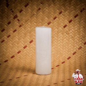 Vela de 7 dias - Branca 265 gramas FONTE DE LUZ | Casa do Axé Udi
