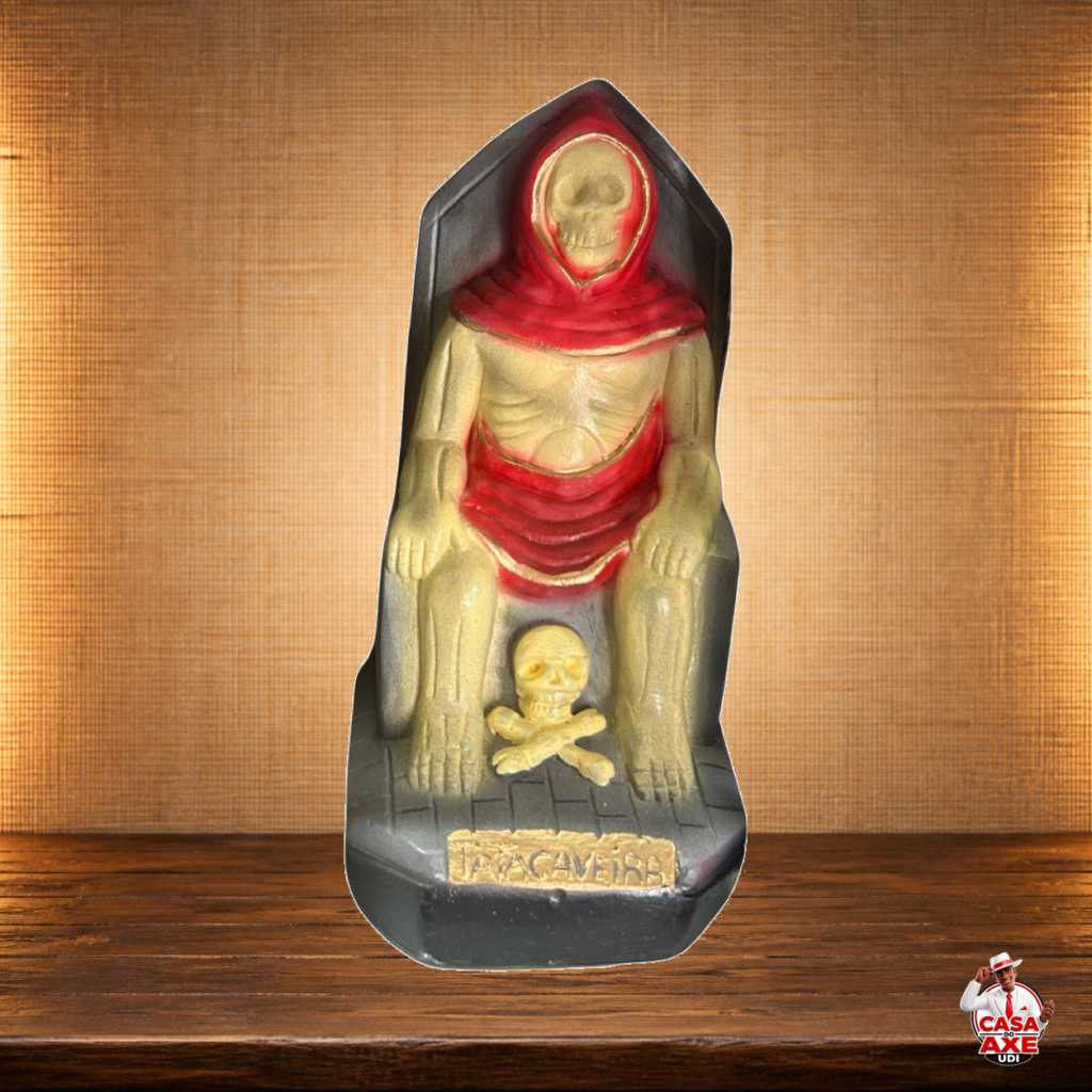 Exú Caveira - Imagem de Gesso 15 cm - 20 cm | Casa do Axé Udi