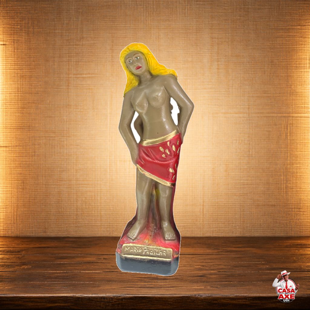 Pomba Gira Maria Padilha - Imagem de Gesso 15 cm - 20 cm | Casa do Axé Udi
