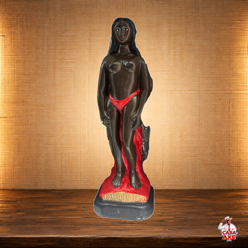 Pomba Gira Para Batismo(Sem nome) - Imagem de Gesso 15 cm - 20 cm | Casa do Axé Udi