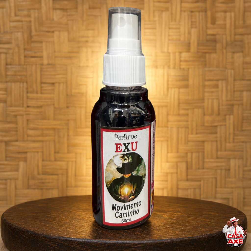 Perfume - Exú Movimenta Caminho 60ML | Casa do Axé Udi
