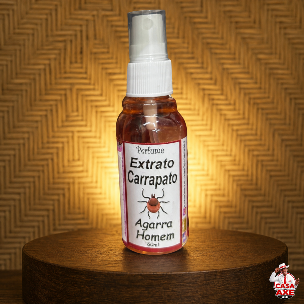 Perfume - Extrato Carrapato Agarra Homem 60ML | Casa do Axé Udi