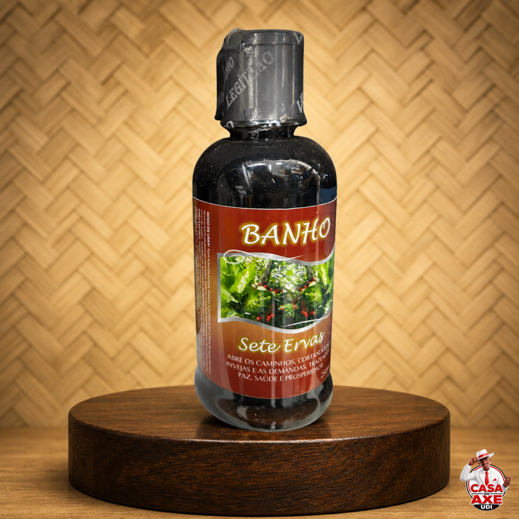 Banho - Sete Ervas 250ML | Casa do Axé Udi