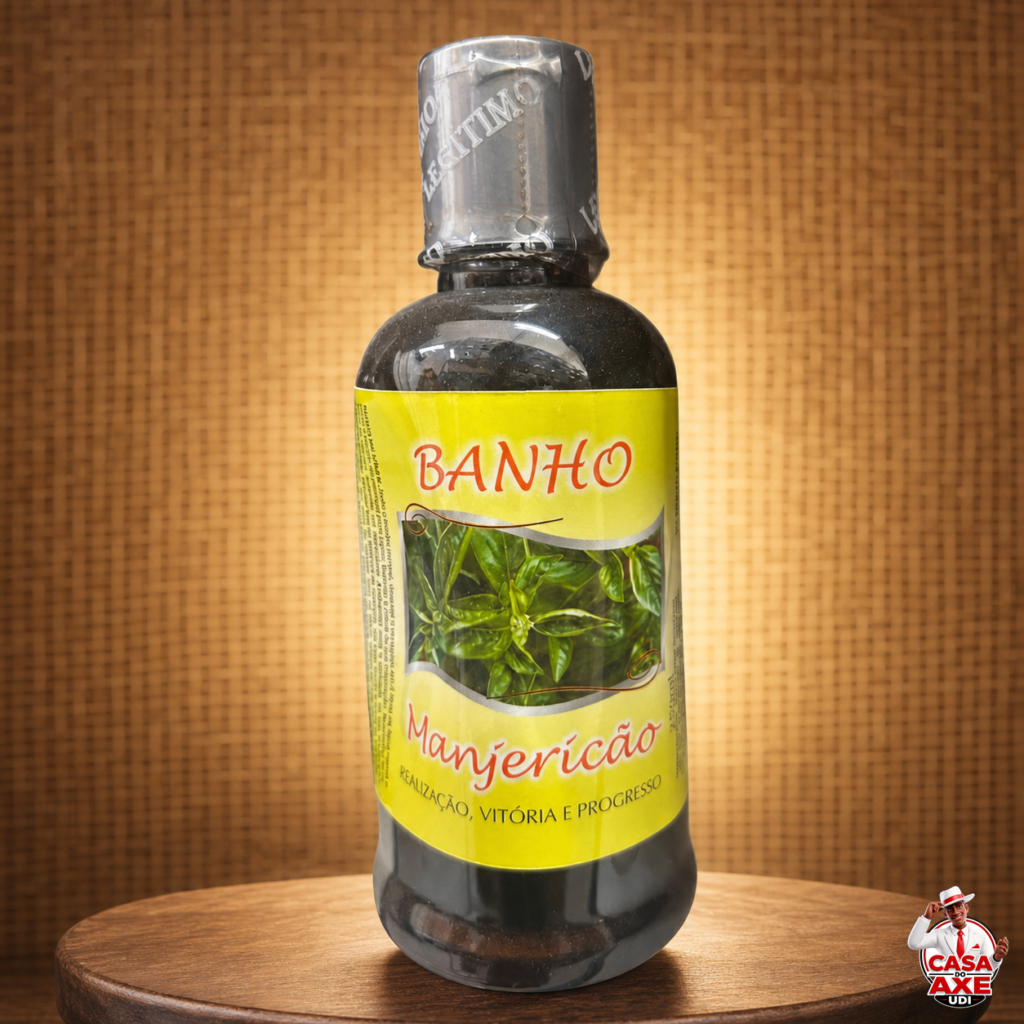 Banho Manjericão - 250ML | Casa do Axé Udi