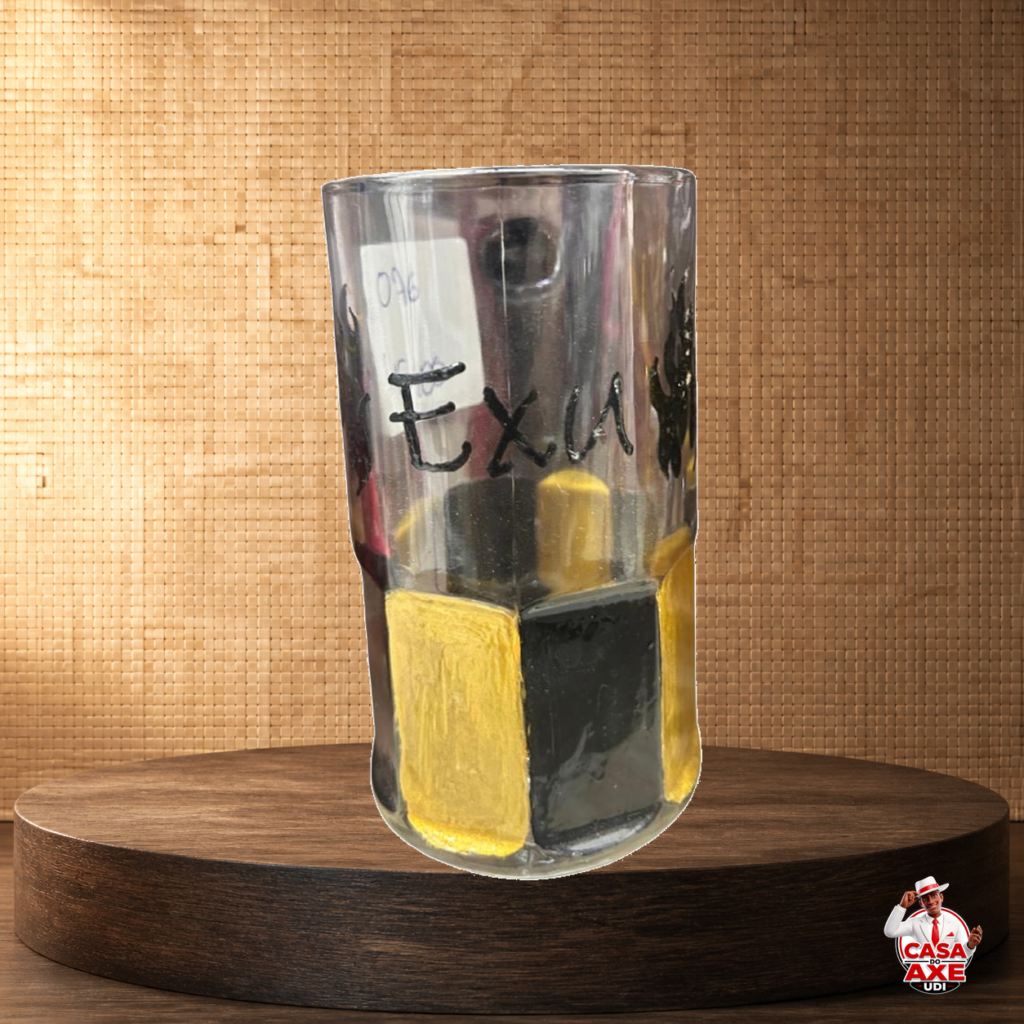 Caneca de Exú Preto e Dourado | Casa do Axé Udi