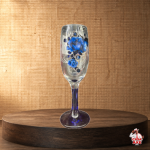 Taça - Decorada Azul | Casa do Axé Udi