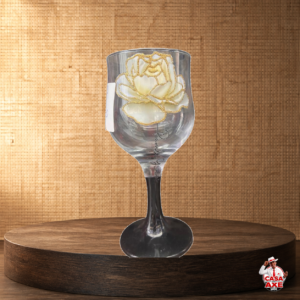 Taça Com Rosa | Casa do Axé Udi