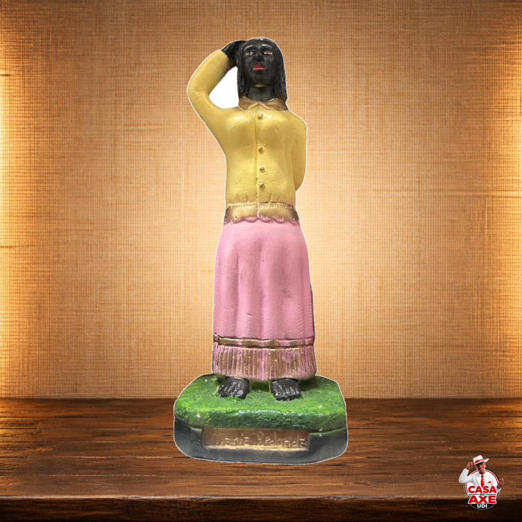 Preta Velha - Vovó Maria Redonda 15 cm - 20 cm | Casa do Axé Udi