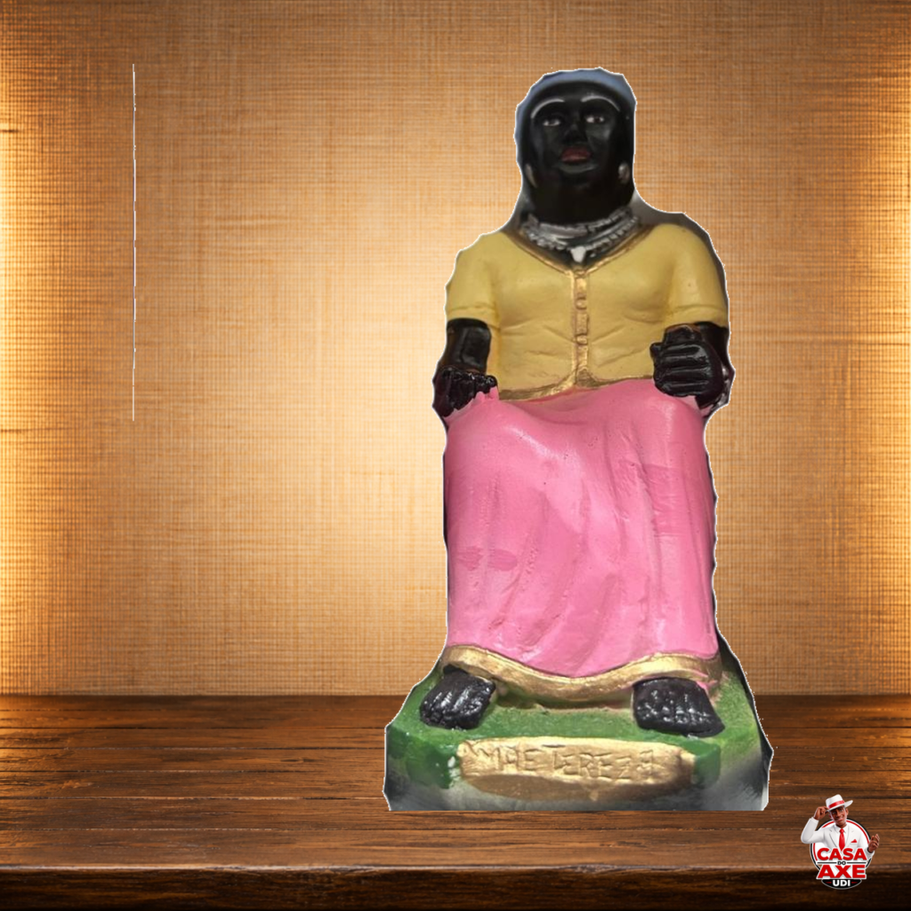 Preta velha - Mãe Tereza 15 cm - 20 cm | Casa do Axé Udi