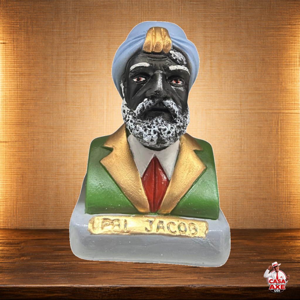 Preto Velho - Pai Jacob 15 cm - 20 cm | Casa do Axé Udi