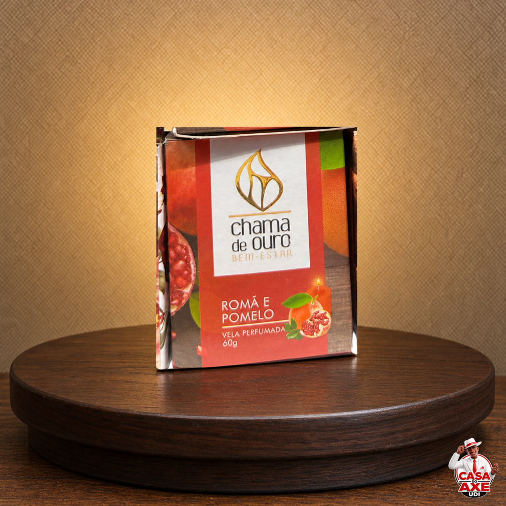 Vela Aromática - Romã e Pomelo | Casa do Axe Udi