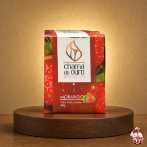 Vela Aromática - Morango | Casa do Axe Udi