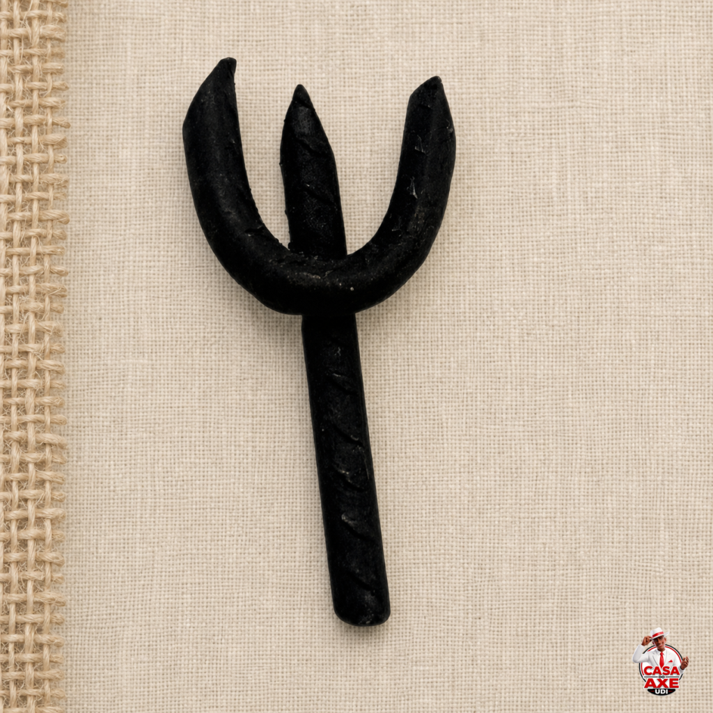 Garfo - Exu ferro 5 cm | Casa do Axé Udi