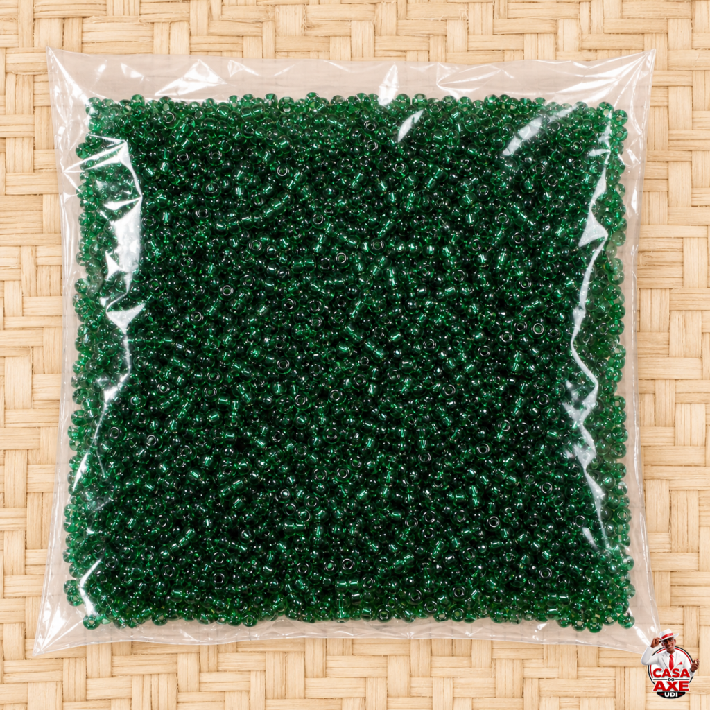 Miçanga - Verde Esmeralda | Casa do Axé Udi