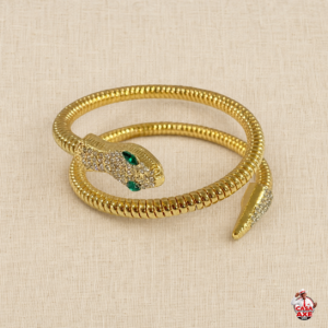 Bracelete - Dourado Cobra | Casa do Axé Udi
