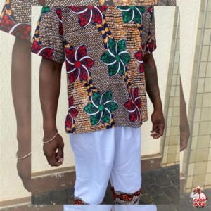 Conjunto Masculino - Ankara Bata e Calça | Casa do Axé Udi