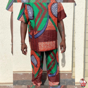 Conjunto Masculino - Ankara Bata e Calça | Casa do Axé Udi