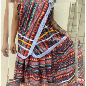 Conjunto Feminino - Baiana 3 peças Estampa Colorida | Casa do Axé Udi