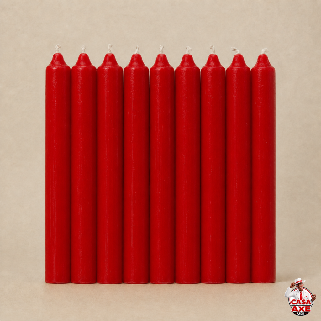 Vela Palito - Vermelho | Casa do Axe Udi
