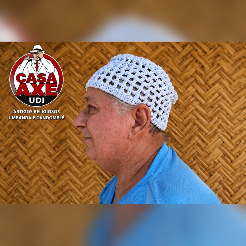 Ekete de Crochê Branco | Casa do Axe Udi