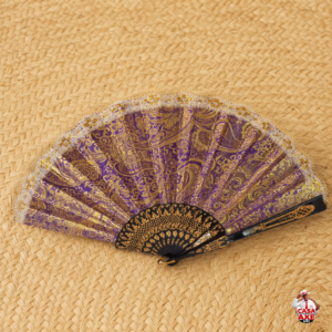Leque de Renda Roxo | Casa do Axe Udi