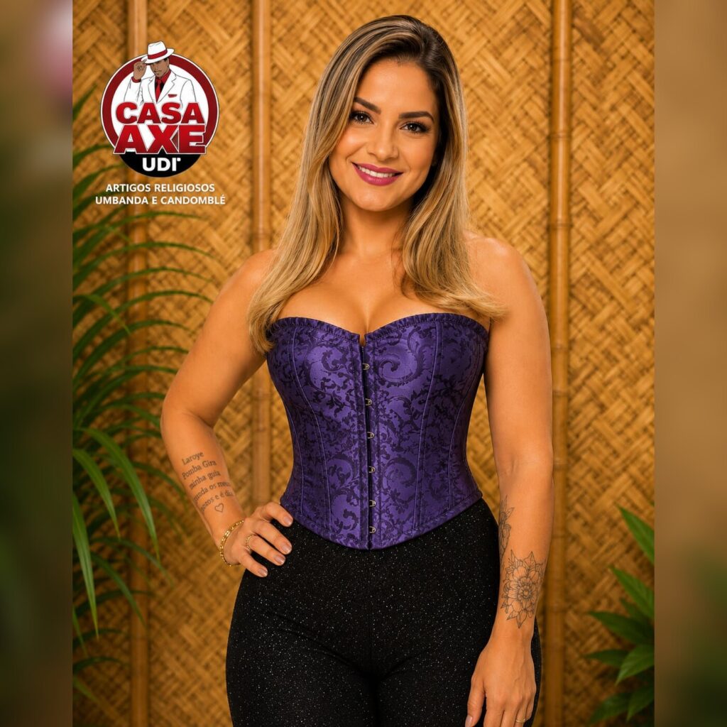 Corselet Roxo | Casa do Axe Udi
