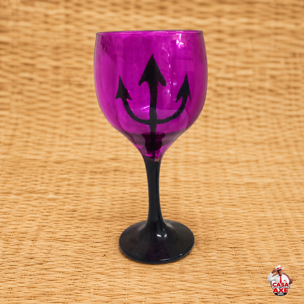 Taça de Exu (Roxa com Tridente) | Casa do Axe Udi