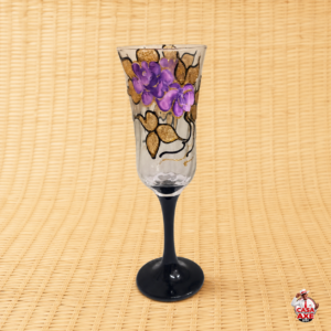 Taça Decorada com Flores | Casa do Axe Udi