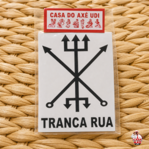 Placa Tranca Rua | Casa do Axe Udi