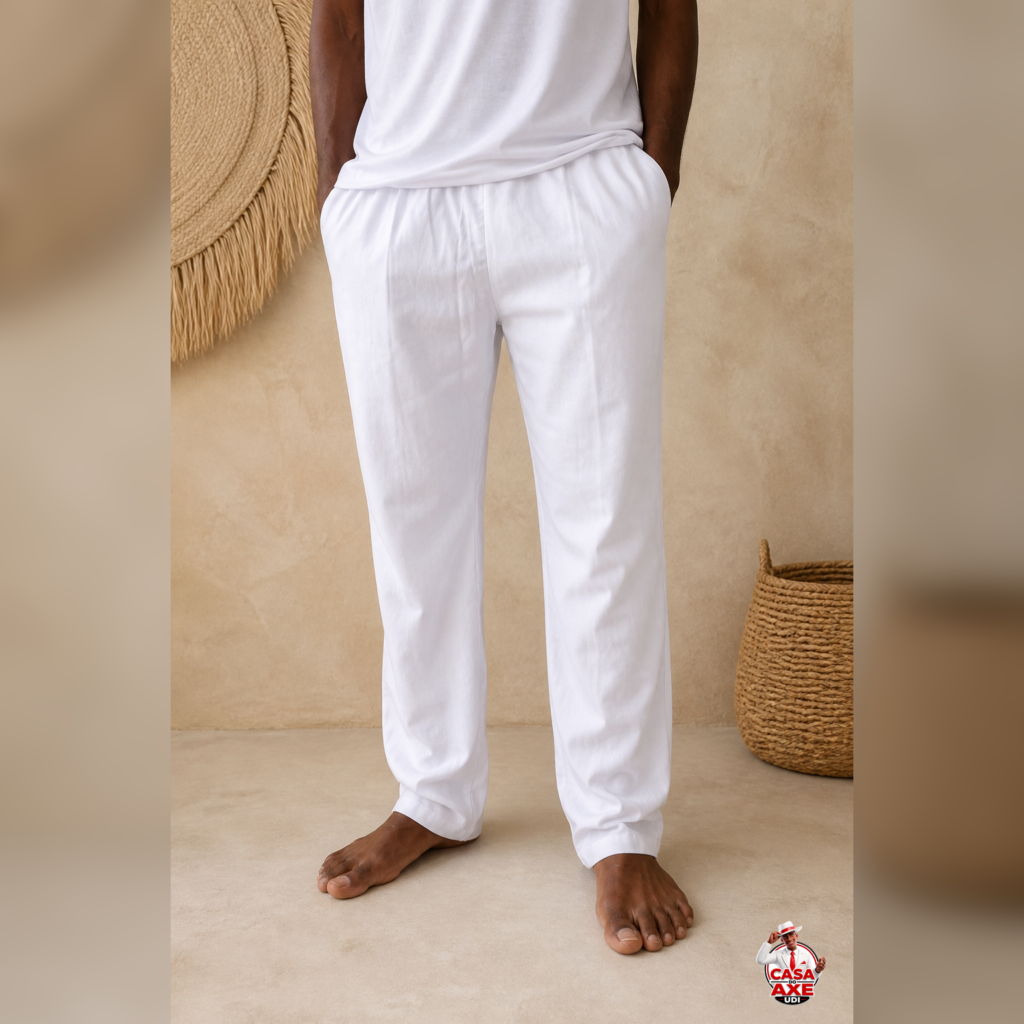 Calça Masculina Branca | Casa do Axe Udi
