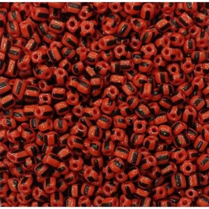 Miçanga rajada miçanga chinesa 5/0  pacote 50 gramas