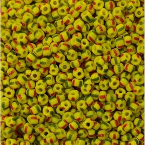 Miçanga rajada miçanga chinesa 5/0  pacote 50 gramas