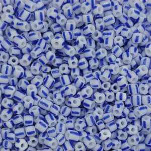 Miçanga rajada miçanga chinesa 5/0  pacote 50 gramas