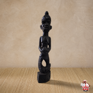 Escultura de Madeira Preta - Modelo 02 | Casa do Axe Udi