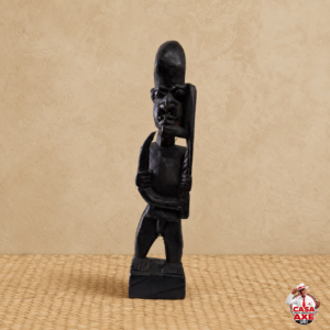 Escultura de Madeira Preta - Modelo 03 | Casa do Axe Udi