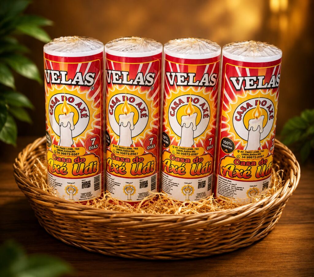 KIT 4 VELAS DE 7 DIAS BRANCA 270 GRAMAS PROMOCIONAL