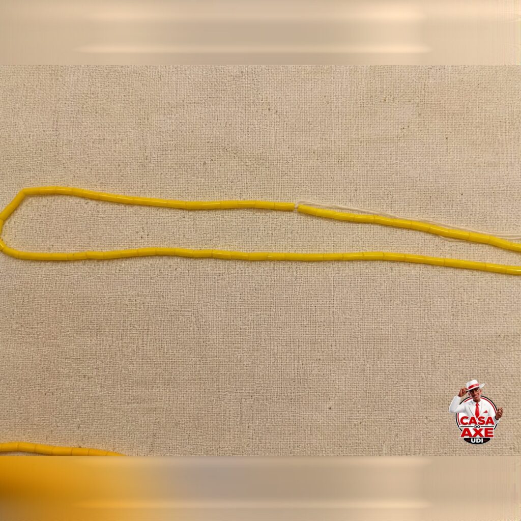 Guia de Contas Amarela Tubular | Casa do Axe Udi