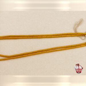 Guia de Contas Mostarda Tubular | Casa do Axe Udi