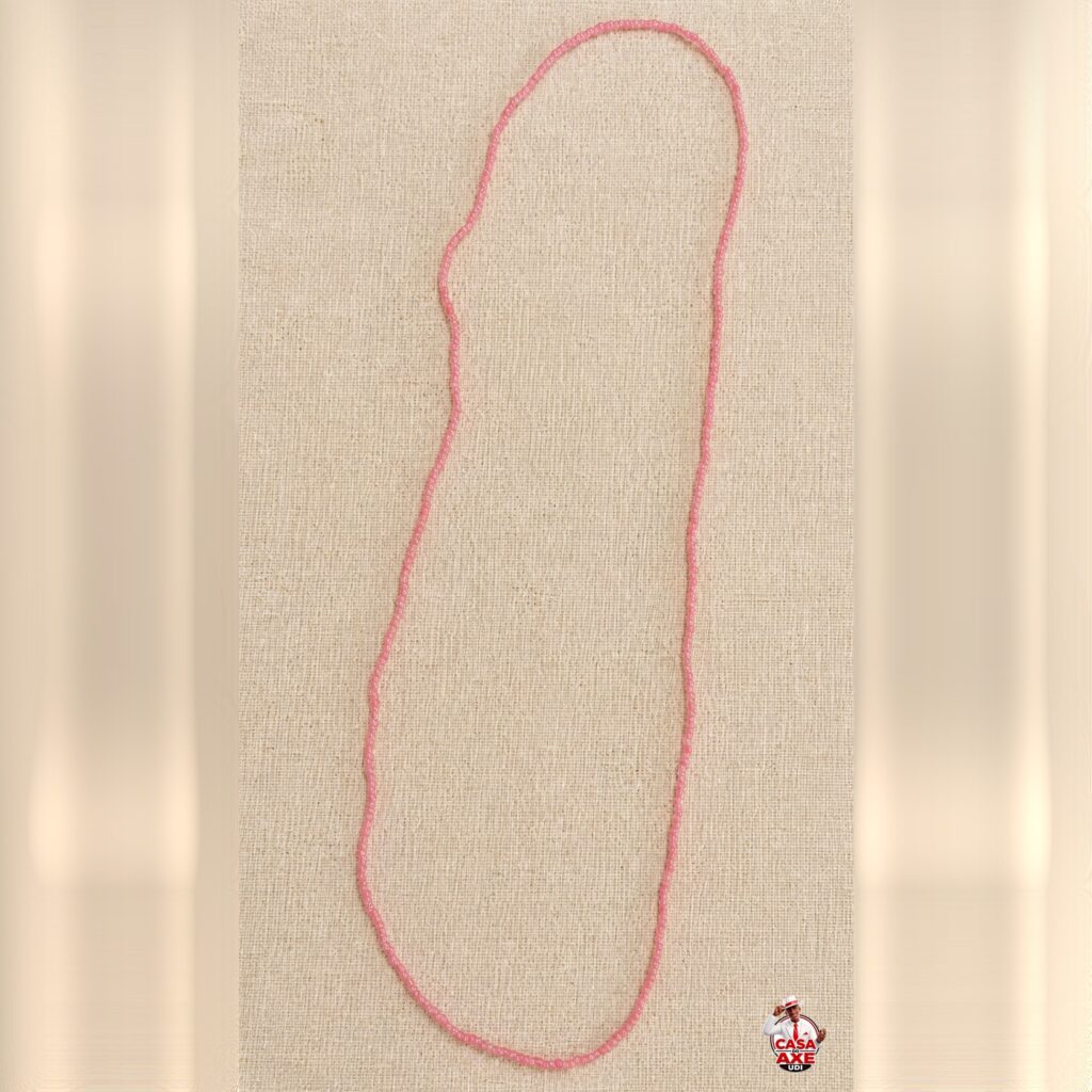 Guia de Miçanga Rosa Clara | Casa do Axe Udi
