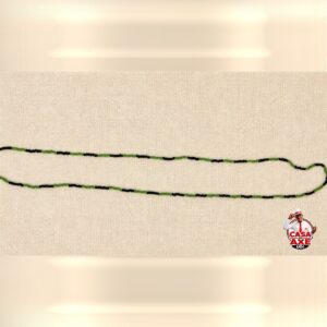 Guia de Miçanga Verde e Preta Fina | Casa do Axe Udi
