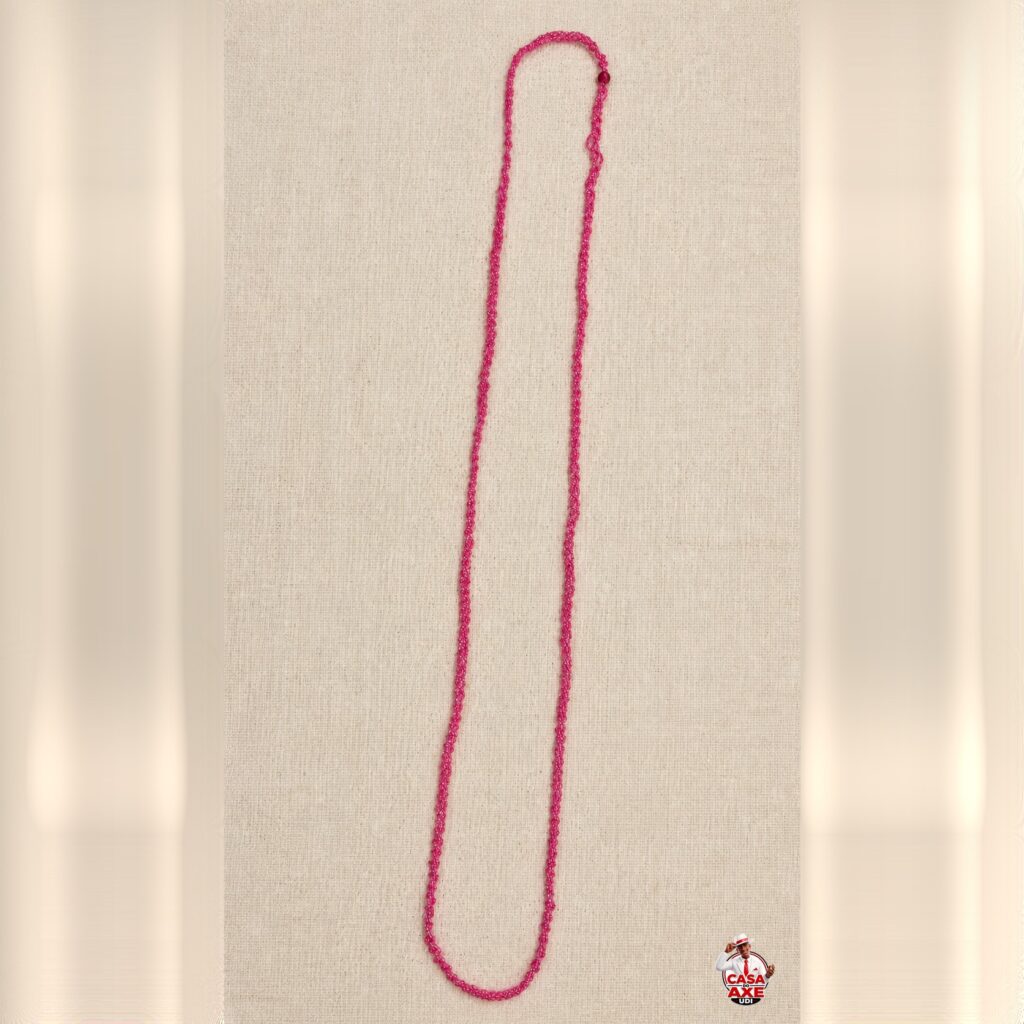 Guia de Miçanga Pink Fina | Casa do Axe Udi