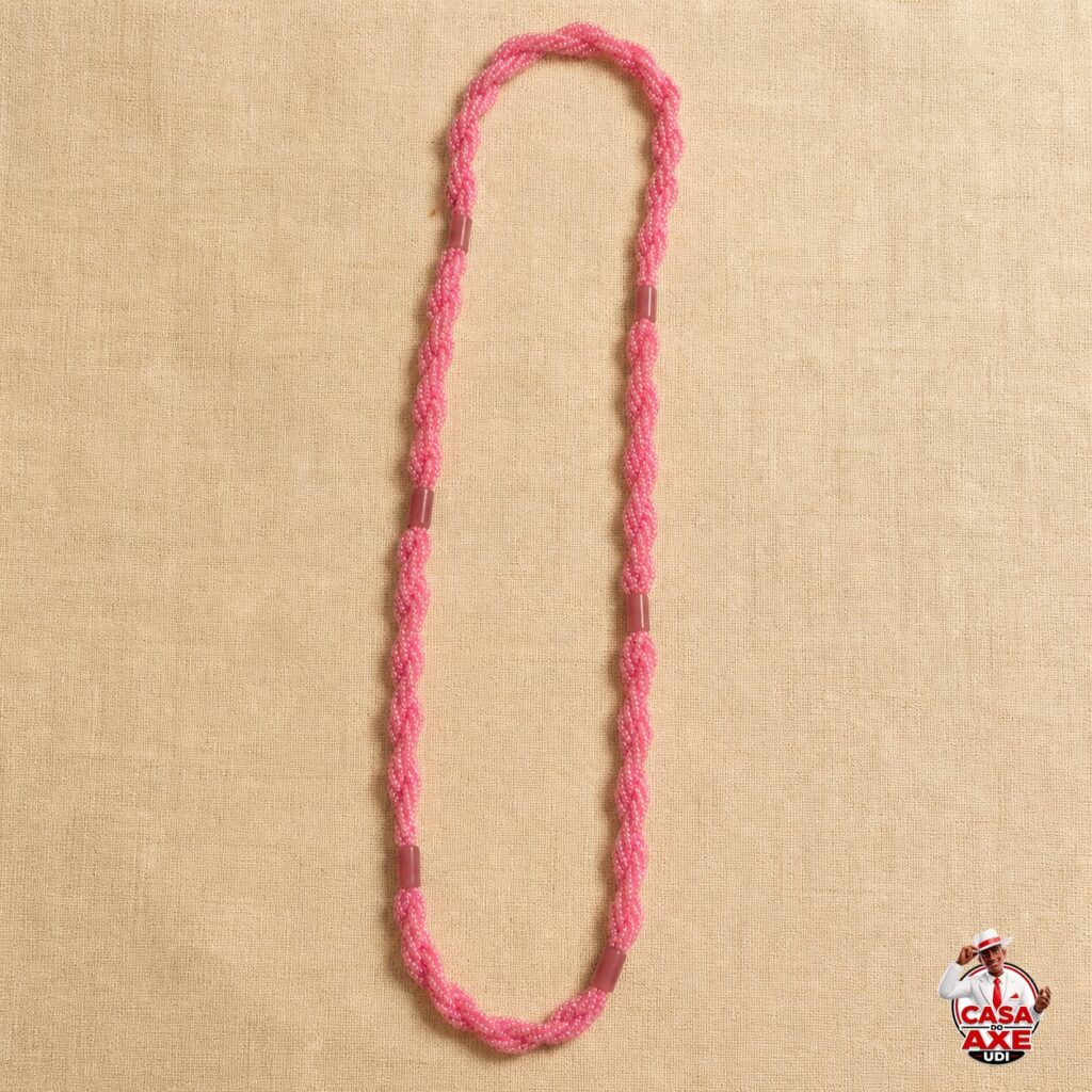 Guia Trançada Rosa | Casa do Axe Udi